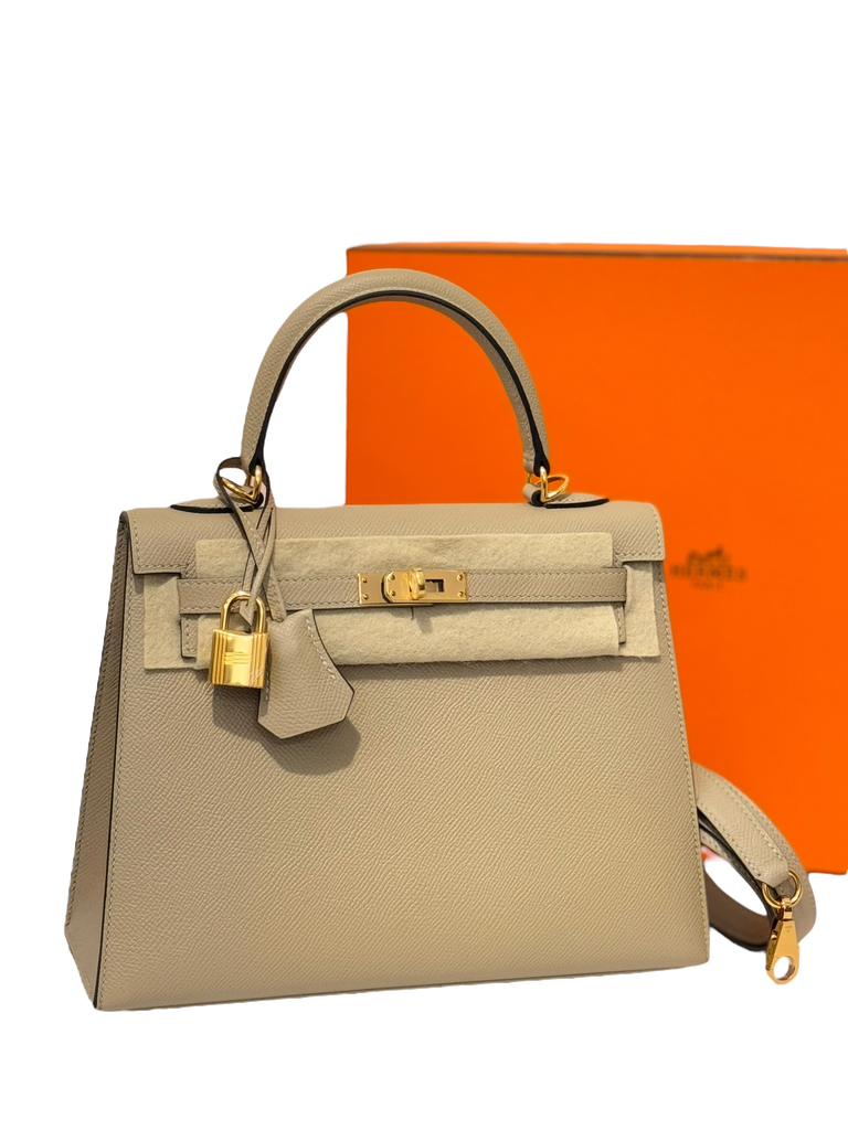 Hermes Kelly 25 Sellier Bag (S2/Trench/Ghw)