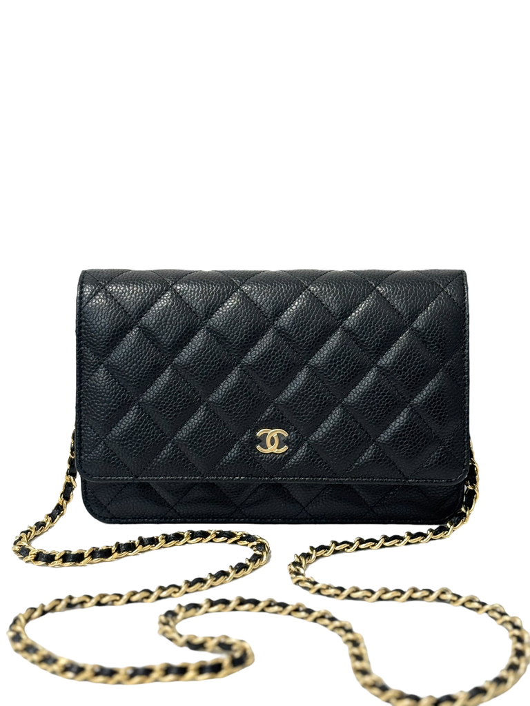 Brand New Chanel WOC Wallet on chain (Black/Caviar/ghw)