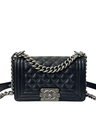 Boy Chanel 20cm(Bk caviar/Shw)