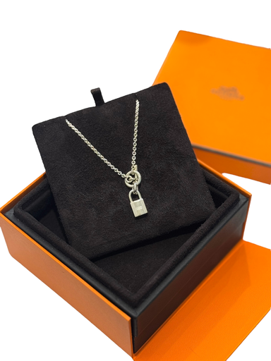 [#20AB159446] Hermes Kelly Cadenas Pendant Necklace (925 sterling silver)