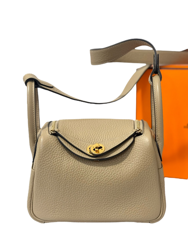 [#UBY111DZ] Hermes mini Lindy(S2/Trench/Ghw)