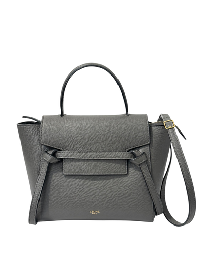 Celine Nano Belt Bag (Grey/Ghw)